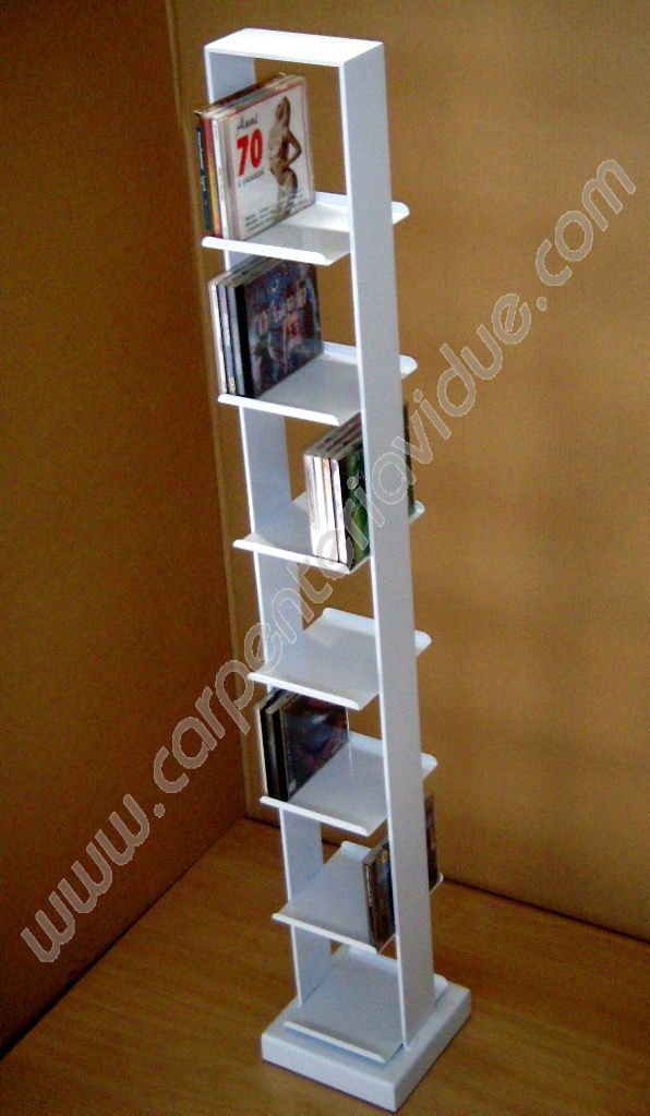 Libreria A Colonna in Acciaio H 120,5cm Formata da 7 Ripiani - Carpenteria  Vidue