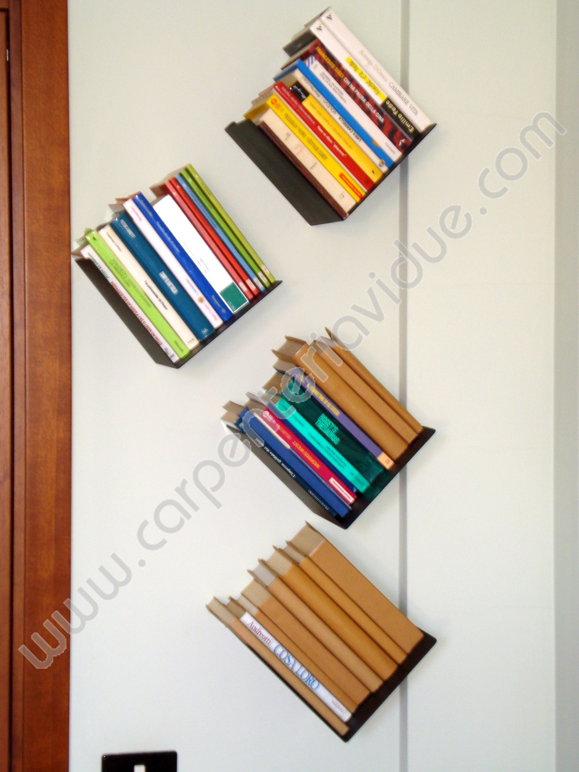 Libreria a Colonna da Muro in Acciaio H 100cm con 8 Ripiani - Carpenteria  Vidue