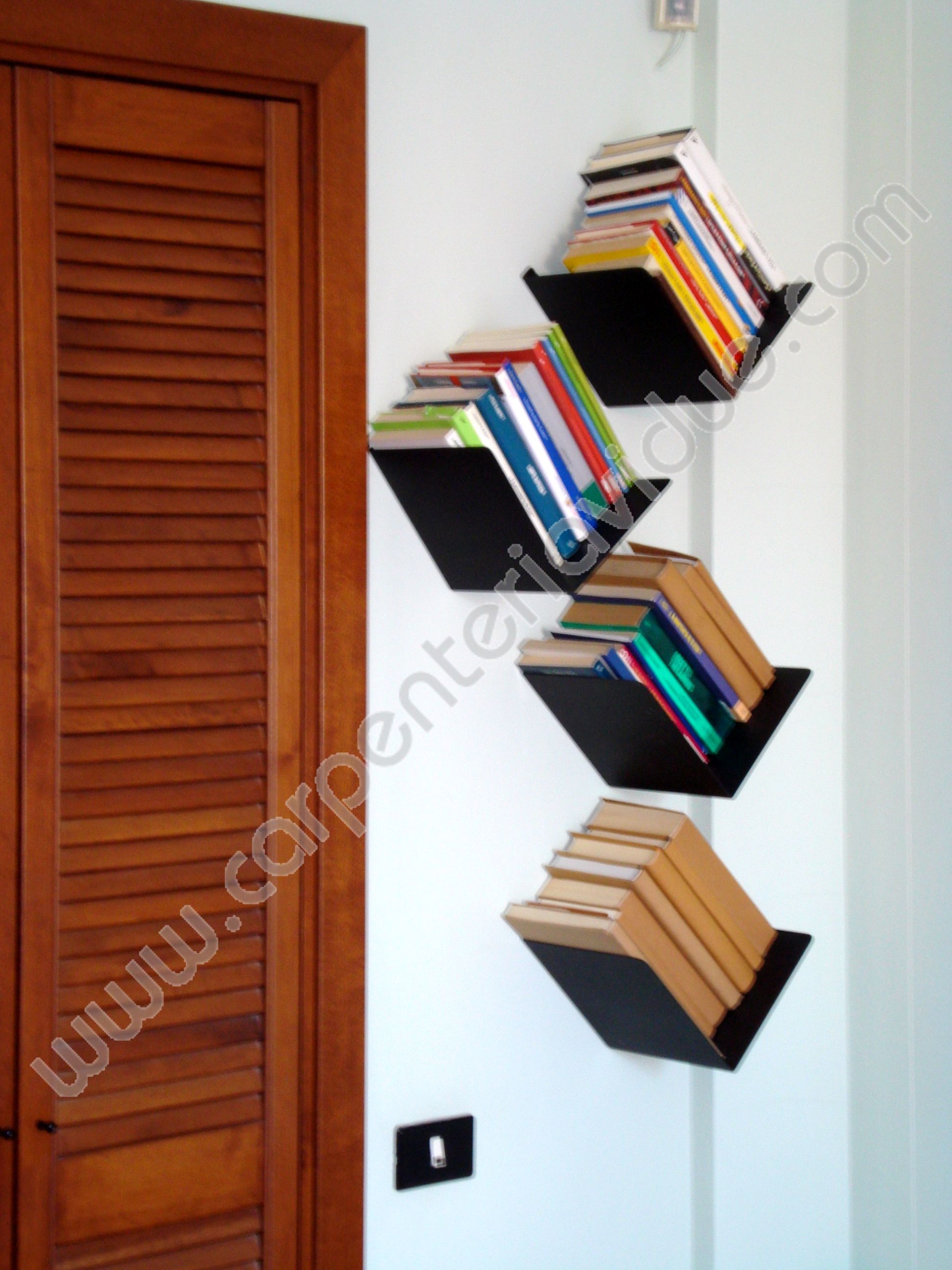 Libreria Singola In Acciaio Da Muro - Carpenteria Vidue